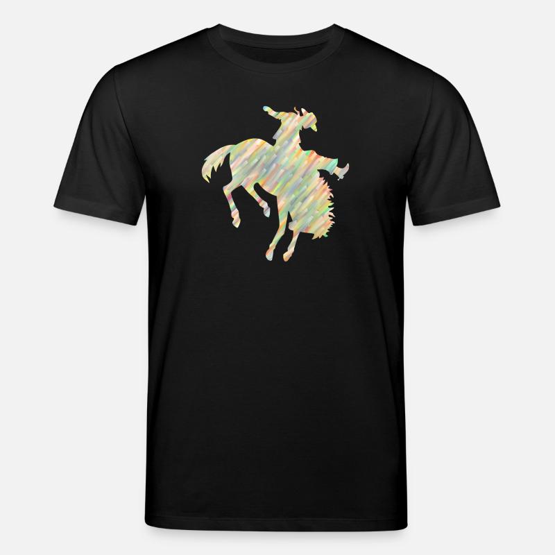 Rodeo Reiten - Stanley/Stella Unisex Bio-T-Shirt CREATOR  - Schwarz