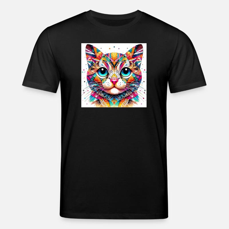 Cat - Stanley/Stella CREATOR Unisex Organic T-Shirt - black