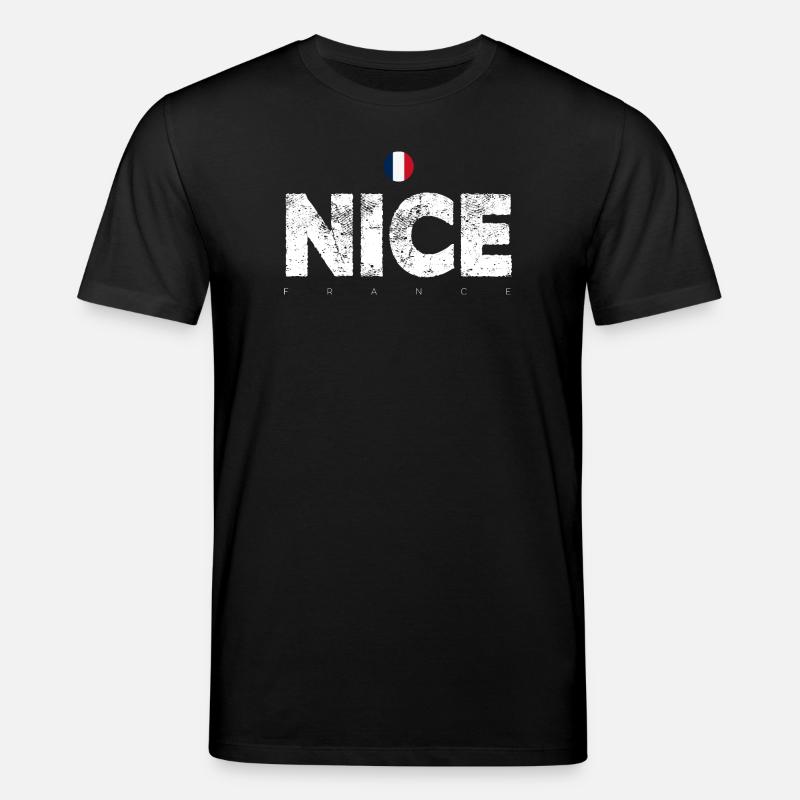 Nizza Frankreich Verzweifelte Briefe - Stanley/Stella Unisex Bio-T-Shirt CREATOR - Schwarz