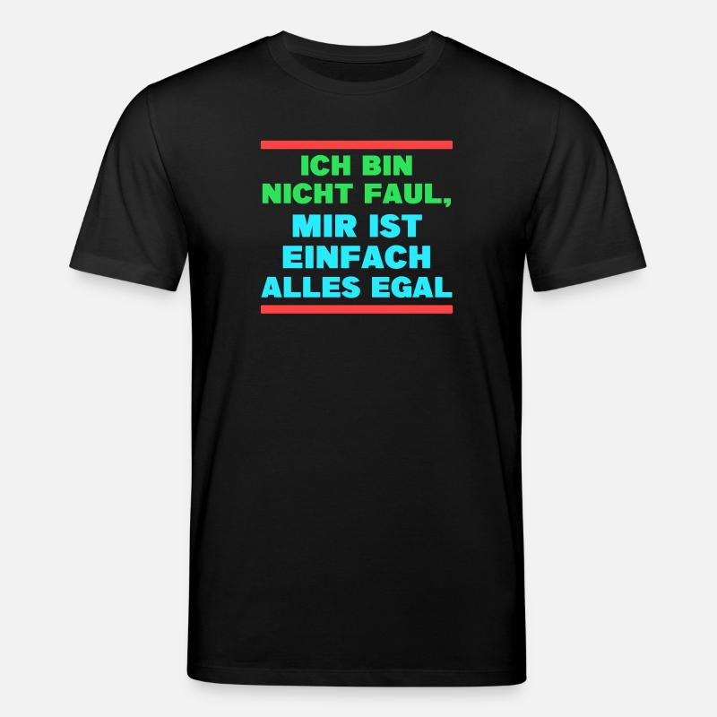 I don't care about the statement - Stanley/Stella CREATOR Unisex Organic T-Shirt - black