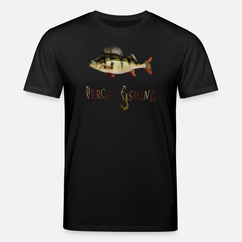 Barsch Angler - Stanley/Stella Unisex Bio-T-Shirt CREATOR  - Schwarz