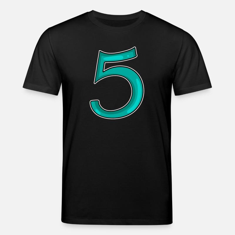 5 - Five - Stanley/Stella CREATOR Unisex Organic T-Shirt - black