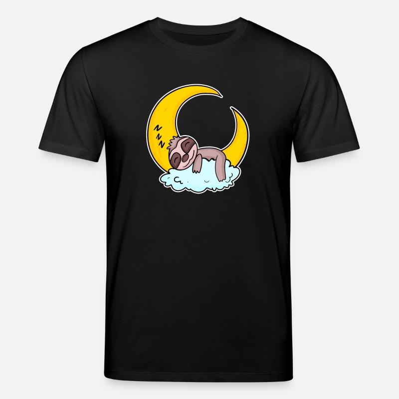 Faultier Motiv - Stanley/Stella Unisex Bio-T-Shirt CREATOR  - Schwarz
