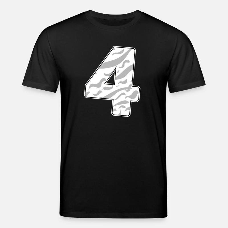 4 - Vier - Stanley/Stella Unisex Bio-T-Shirt CREATOR  - Schwarz