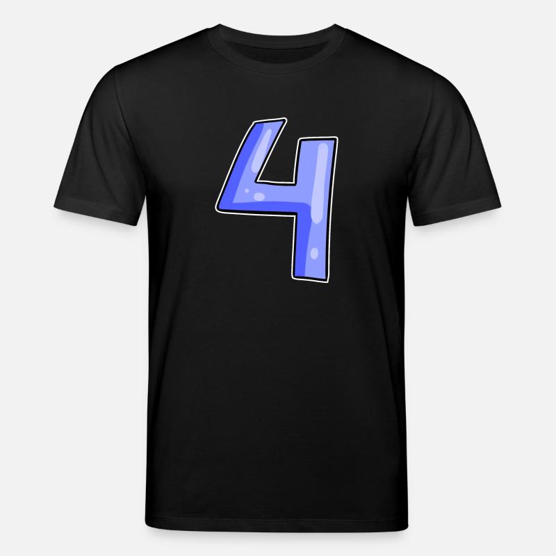 4 - Vier - Stanley/Stella Unisex Bio-T-Shirt CREATOR  - Schwarz
