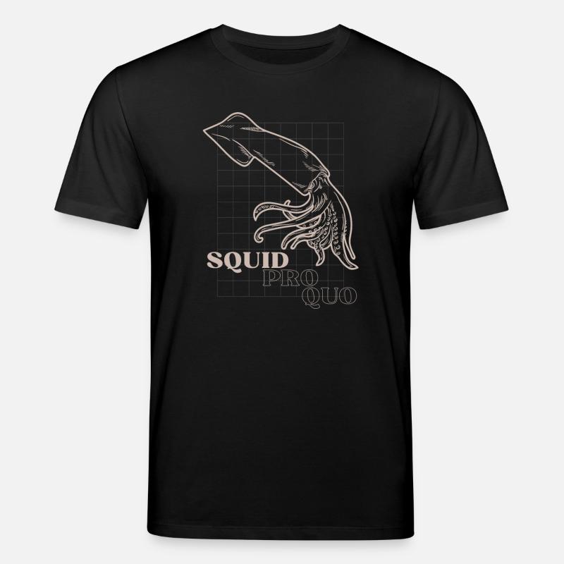 Squid Pro Quo Line Art-Raster - Stanley/Stella Unisex Bio-T-Shirt CREATOR  - Schwarz