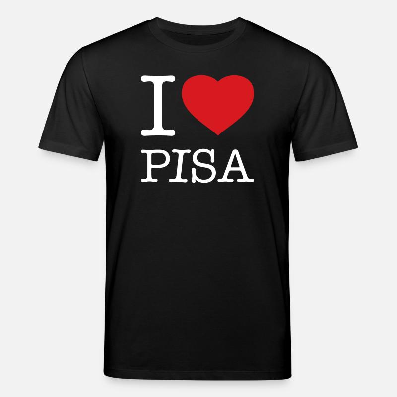 I LOVE PISA - Stanley/Stella Unisex Bio-T-Shirt CREATOR  - Schwarz