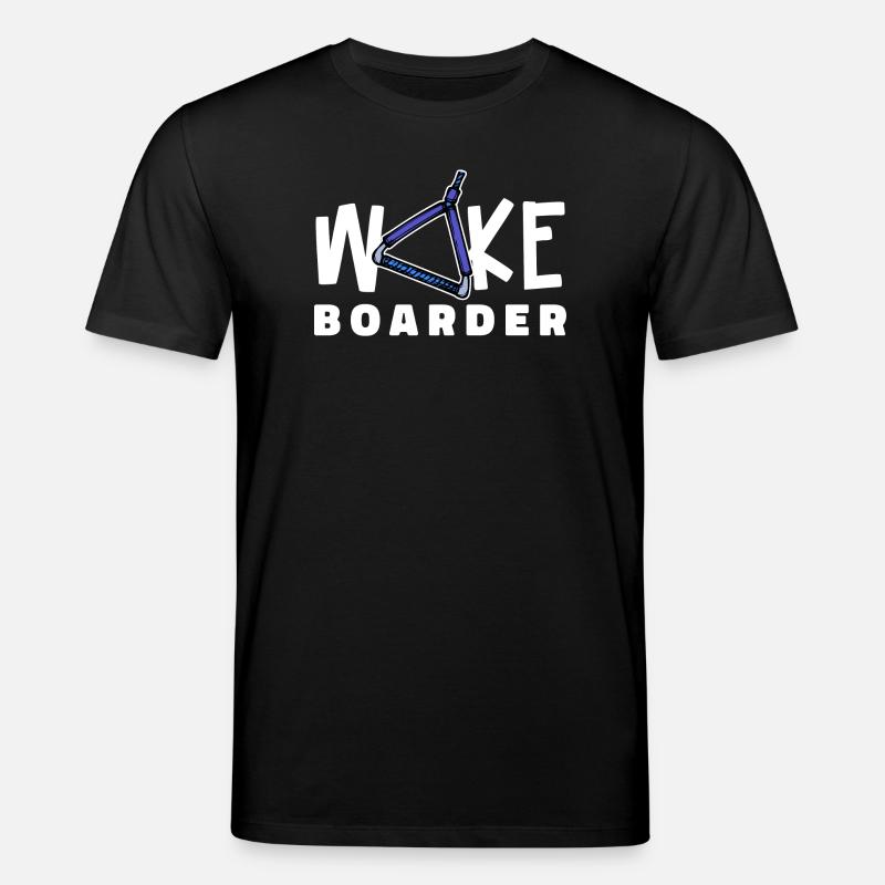 Wellenreiten Kitesurfer Statement Wakeboard - Stanley/Stella Unisex Bio-T-Shirt CREATOR  - Schwarz