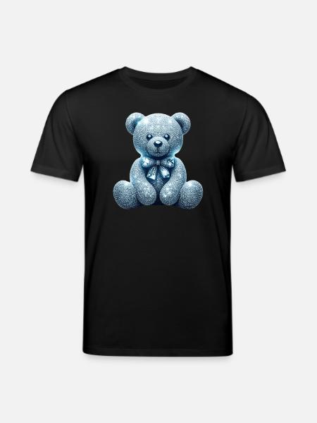 Crystal Bear Diamond Diamonds - Stanley/Stella CREATOR Unisex Organic T-Shirt - black