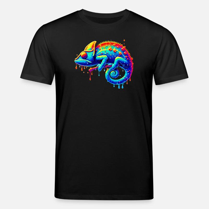 Chamäleon - Stanley/Stella Unisex Bio-T-Shirt CREATOR  - Schwarz