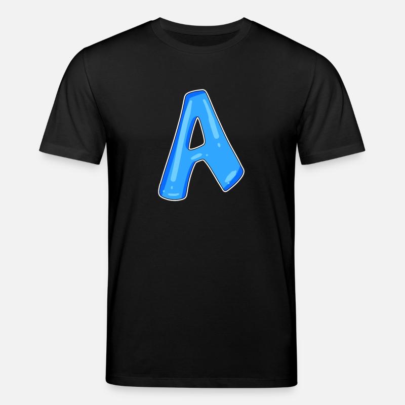 point A Initial point - Stanley/Stella CREATOR Unisex Organic T-Shirt - black