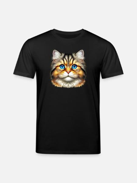 Cat - Stanley/Stella CREATOR Unisex Organic T-Shirt - black