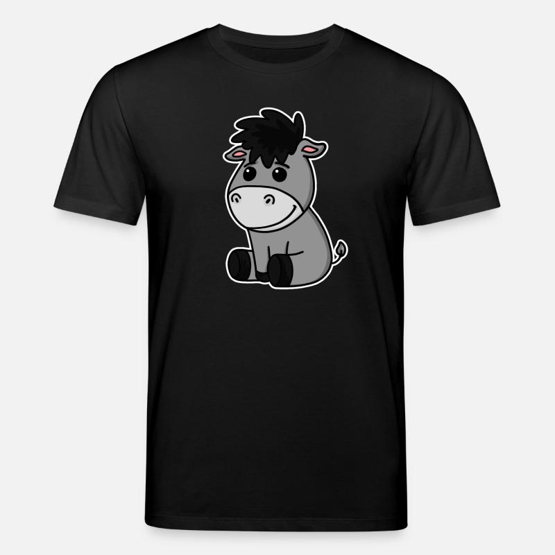 Esel Motiv - Stanley/Stella Unisex Bio-T-Shirt CREATOR  - Schwarz