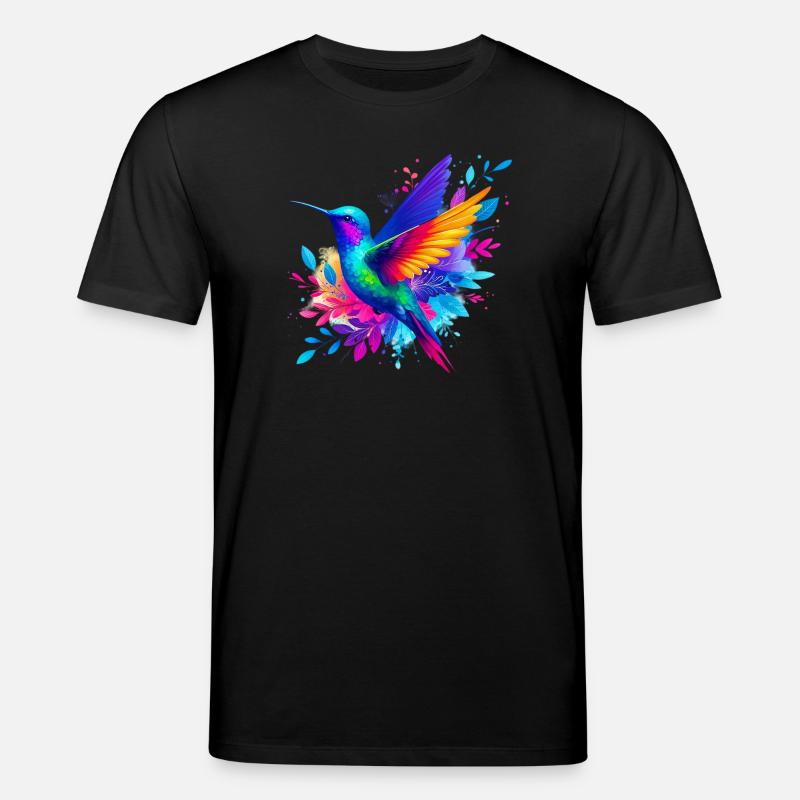 Kolibri - Stanley/Stella Unisex Bio-T-Shirt CREATOR  - Schwarz