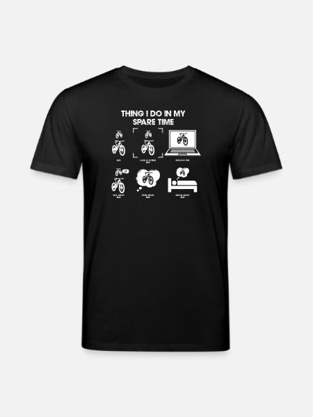Bike-Denken in der Freizeit - Stanley/Stella Unisex Bio-T-Shirt CREATOR  - Schwarz
