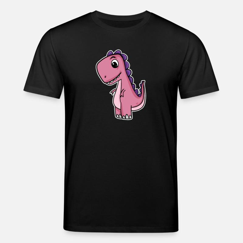 Dino Dinosaurier - Stanley/Stella Unisex Bio-T-Shirt CREATOR  - Schwarz