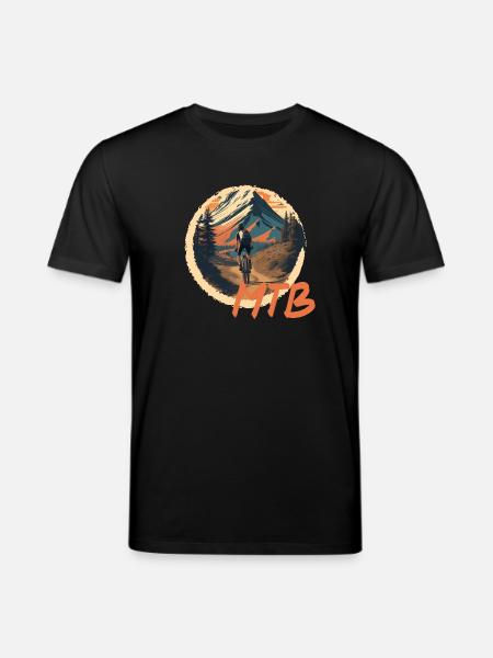Mountainbike - Stanley/Stella Unisex Bio-T-Shirt CREATOR - Schwarz