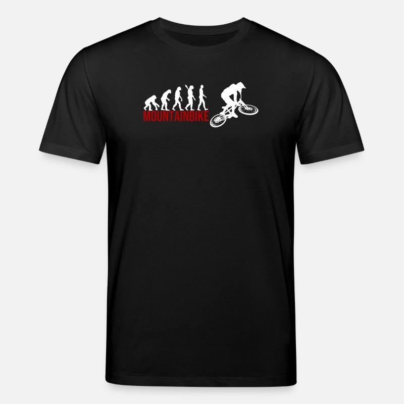 Evolution Mountainbike - Stanley/Stella Unisex Bio-T-Shirt CREATOR  - Schwarz