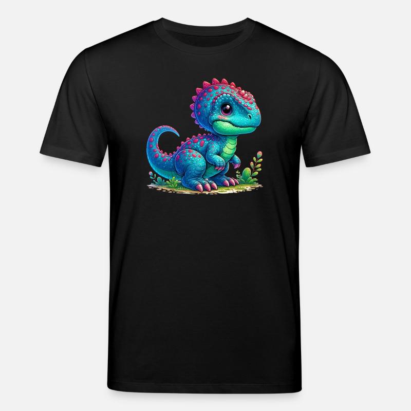Dinosaurier - Stanley/Stella Unisex Bio-T-Shirt CREATOR - Schwarz