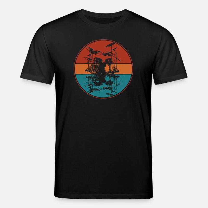 Drum set - T-shirt bio CREATOR Stanley/Stella Unisexe - noir