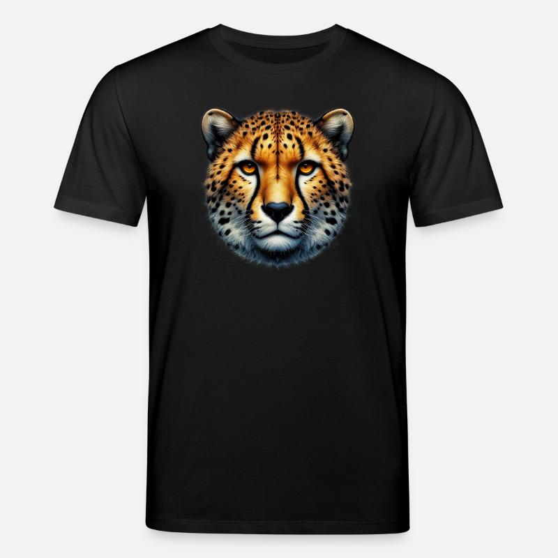 Guépard - T-shirt bio CREATOR Stanley/Stella Unisexe - noir