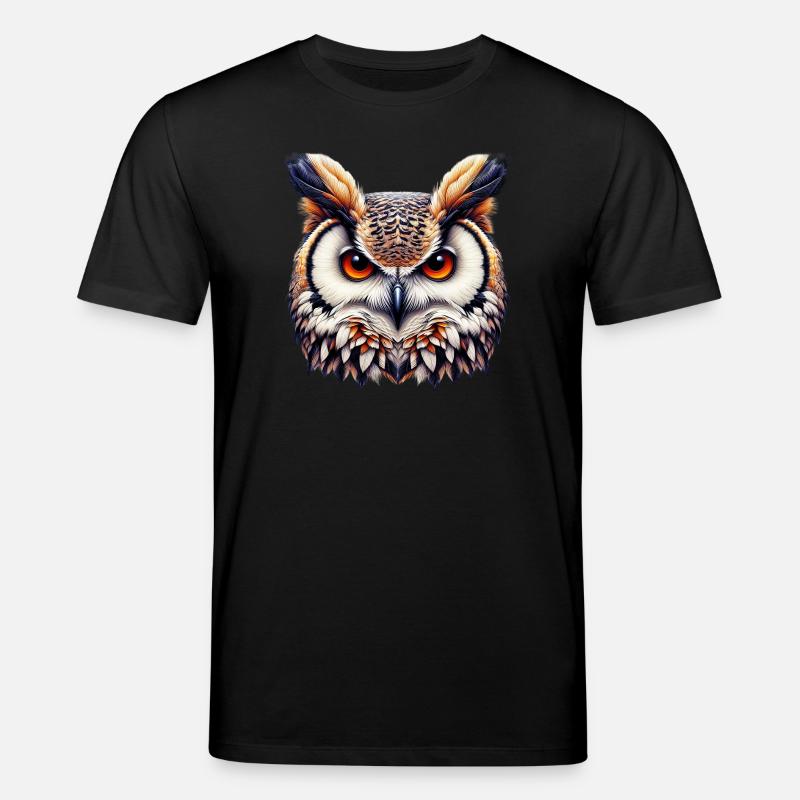 Eule - Stanley/Stella Unisex Bio-T-Shirt CREATOR  - Schwarz