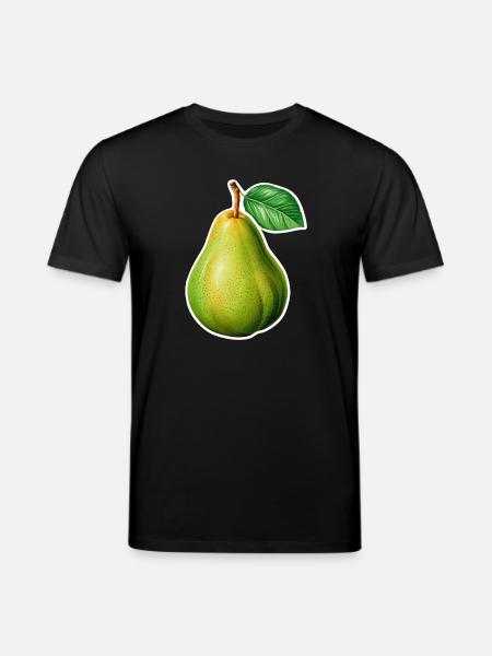 Illustrazione di pere – Stile da giardino vintage - Maglietta ecologica unisex CREATOR di Stanley/Stella - nero