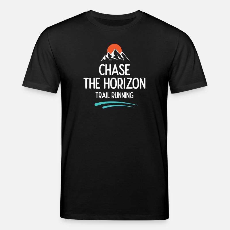 Trailrunning - Jagd auf den Horizont - Stanley/Stella Unisex Bio-T-Shirt CREATOR  - Schwarz