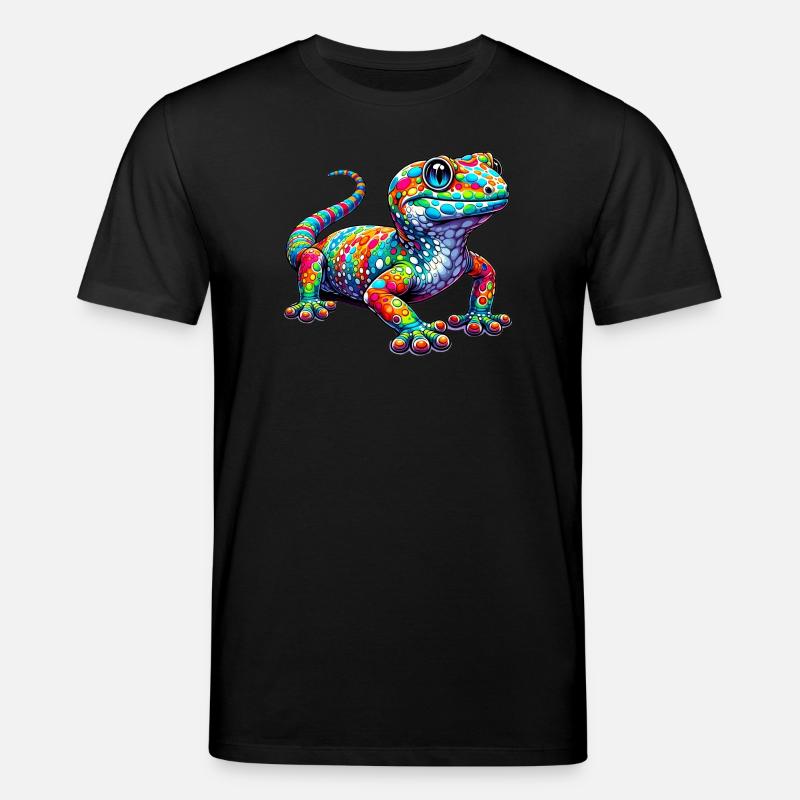 Gecko - Stanley/Stella Unisex Bio-T-Shirt CREATOR - Schwarz