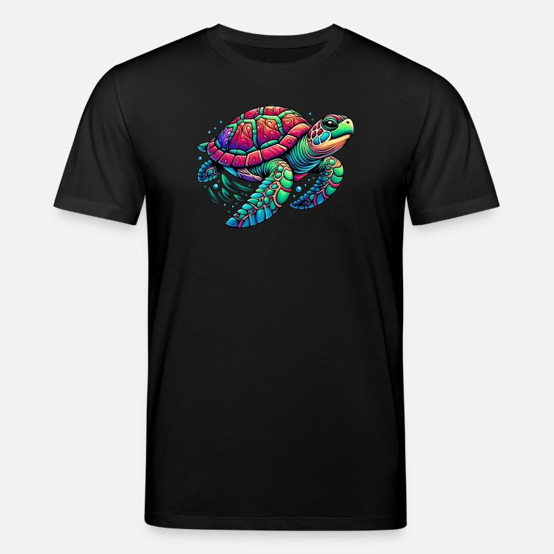 Schildkröte - Stanley/Stella Unisex Bio-T-Shirt CREATOR - Schwarz