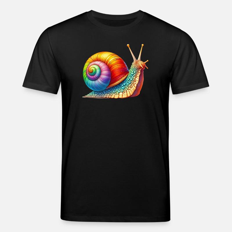 Snail - Stanley/Stella CREATOR Unisex Organic T-Shirt - black