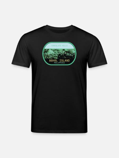 Chocolate Hills i Bohol, Filippinerna - Ekologisk T-shirt CREATOR unisex från Stanley/Stella - svart