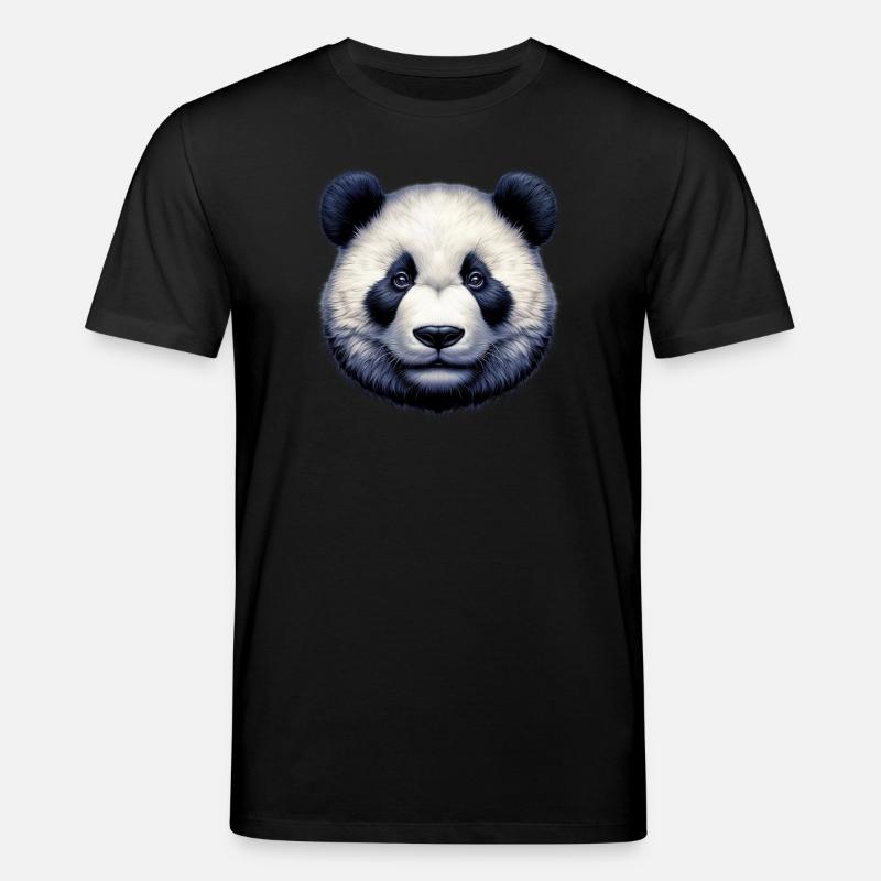 Panda - Stanley/Stella Unisex Bio-T-Shirt CREATOR - Schwarz