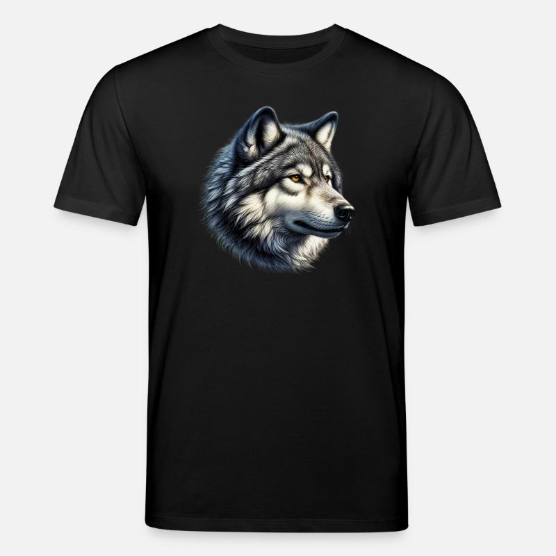 Wolf - Stanley/Stella Unisex Bio-T-Shirt CREATOR  - Schwarz