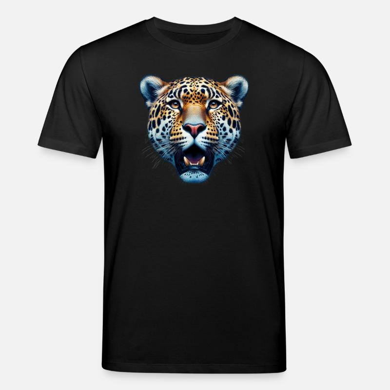 Leopard - Stanley/Stella Unisex Bio-T-Shirt CREATOR  - Schwarz