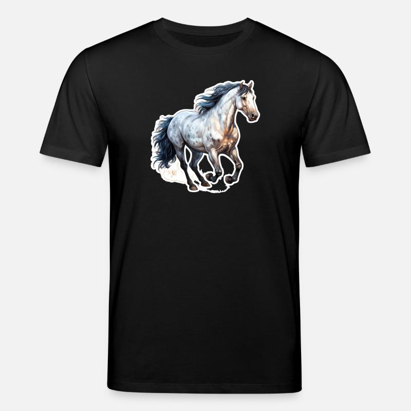 Wildpferd - Stanley/Stella Unisex Bio-T-Shirt CREATOR  - Schwarz