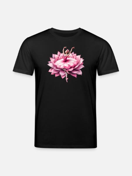 Ballet dancer with tutu - Stanley/Stella CREATOR Unisex Organic T-Shirt - black