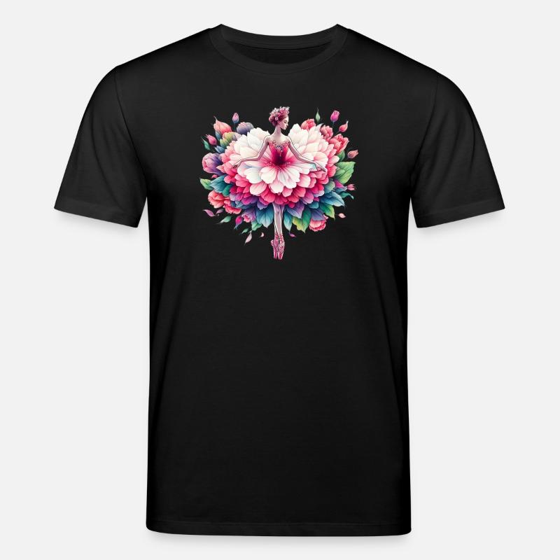 Balletttänzerin mit Tutu - Stanley/Stella Unisex Bio-T-Shirt CREATOR  - Schwarz