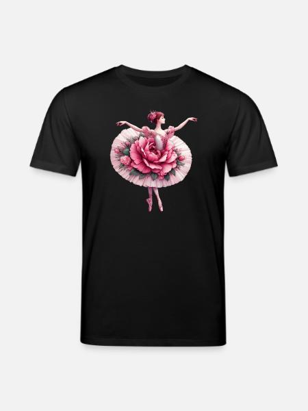 Ballet dancer with tutu - Stanley/Stella CREATOR Unisex Organic T-Shirt - black