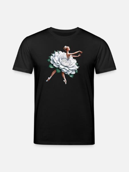 Danseuse de ballet avec tutu - T-shirt bio CREATOR Stanley/Stella Unisexe - noir