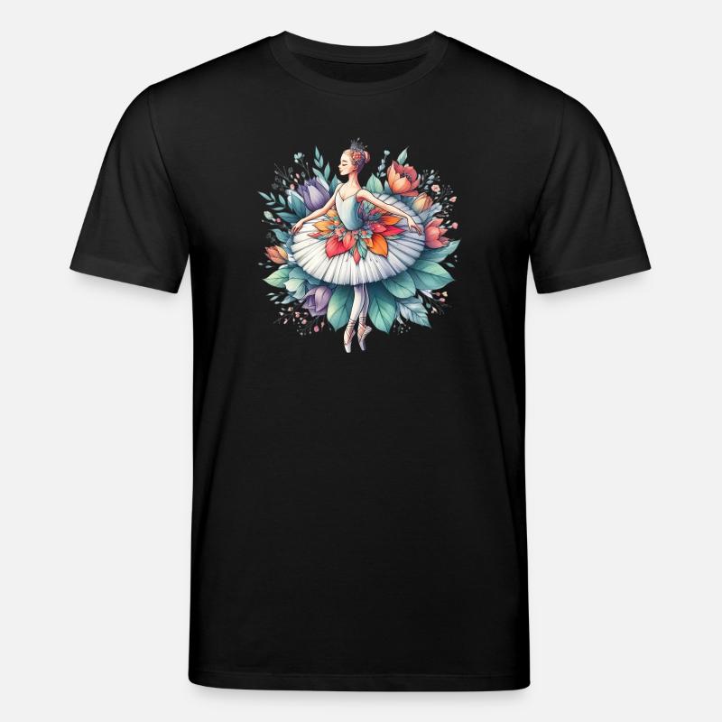 Danseuse de ballet avec tutu - T-shirt bio CREATOR Stanley/Stella Unisexe - noir