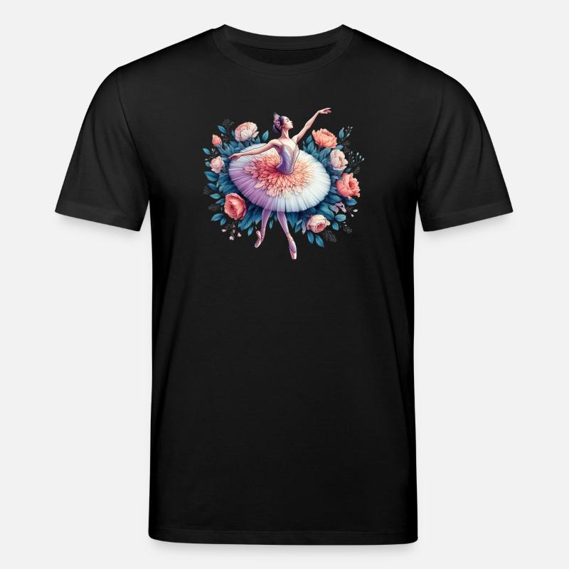 Danseuse de ballet avec tutu - T-shirt bio CREATOR Stanley/Stella Unisexe - noir