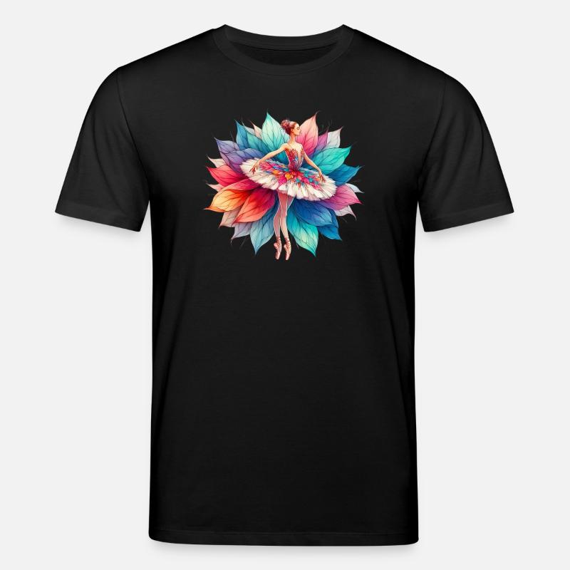 Balletttänzerin mit Tutu - Stanley/Stella Unisex Bio-T-Shirt CREATOR  - Schwarz