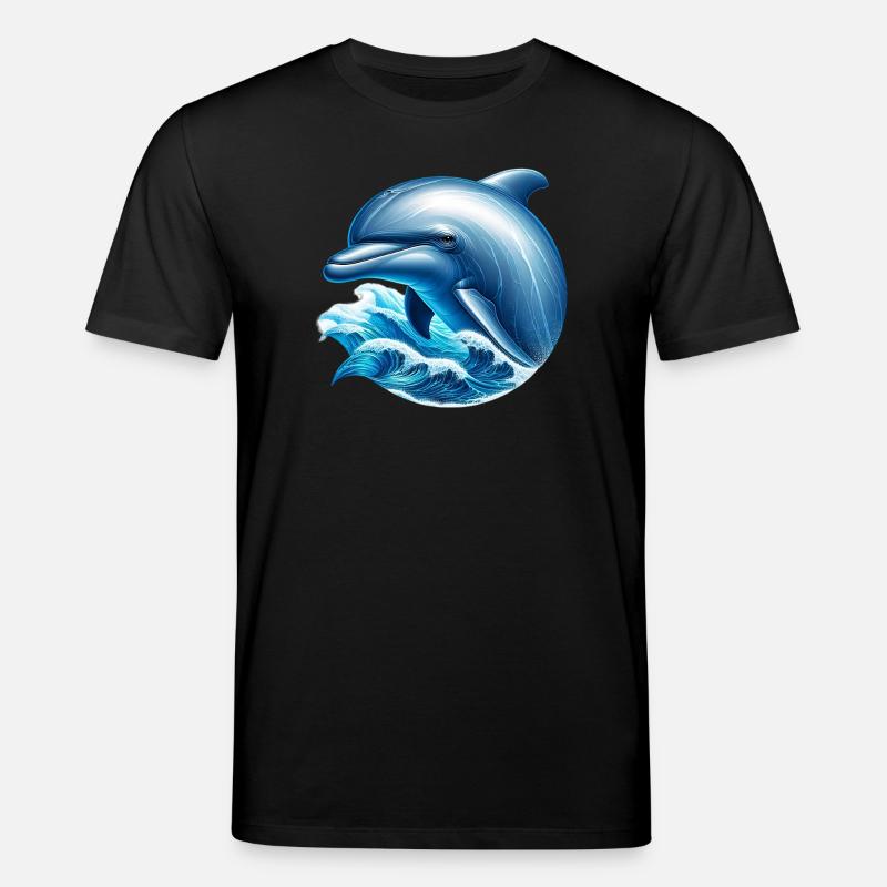 Dauphin - T-shirt bio CREATOR Stanley/Stella Unisexe - noir