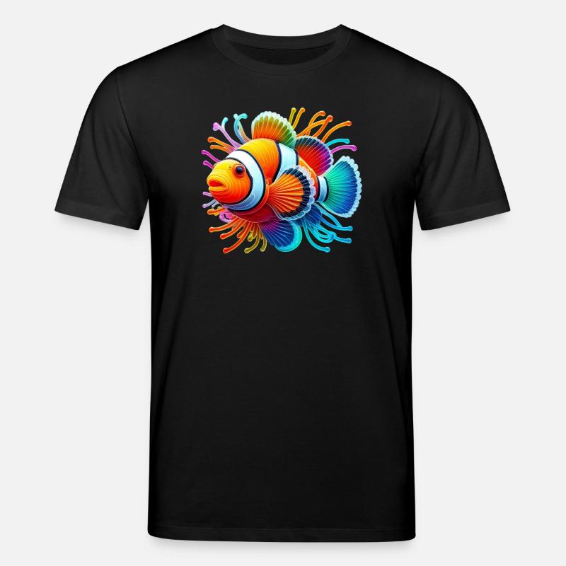 Clownfisch - Stanley/Stella Unisex Bio-T-Shirt CREATOR  - Schwarz