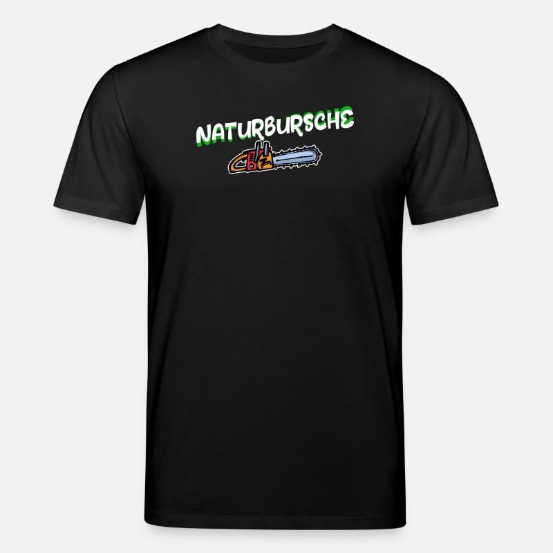 Tronçonneuse Lumberjack Statement Lumberjack Wood - T-shirt bio CREATOR Stanley/Stella Unisexe - noir