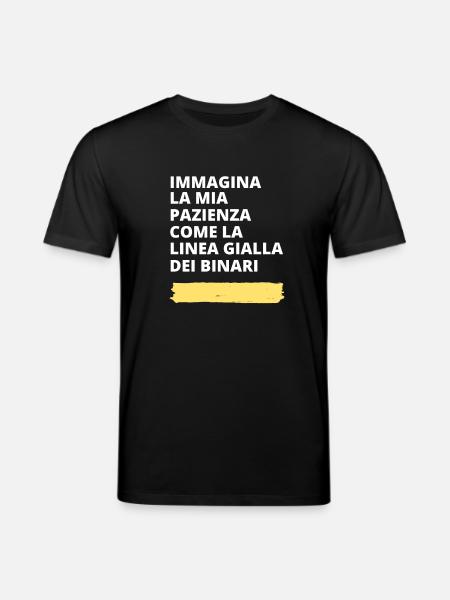 Immagina - motivo ironico e divertente - Maglietta ecologica unisex CREATOR di Stanley/Stella - nero