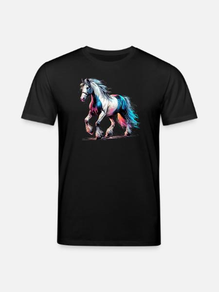 Horse - Stanley/Stella CREATOR Unisex Organic T-Shirt - black