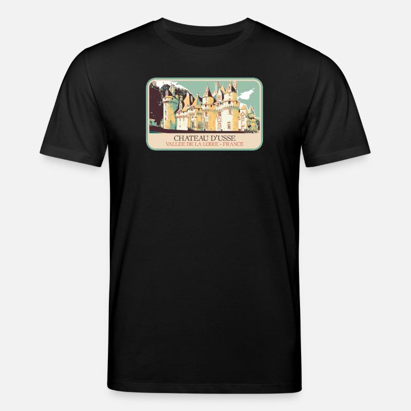 Château d'Ussé, Loire-Tal - Stanley/Stella Unisex Bio-T-Shirt CREATOR  - Schwarz