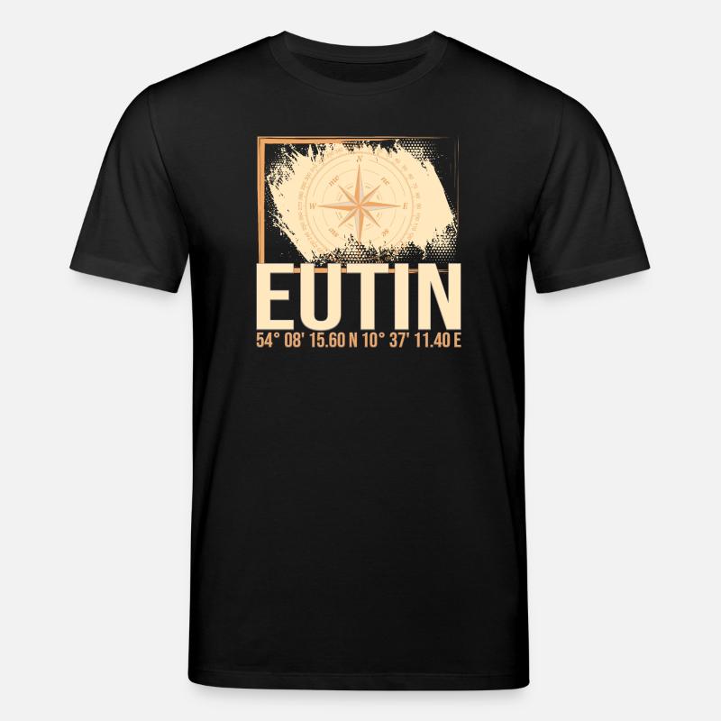 Eutin Koordinaten - Stanley/Stella Unisex Bio-T-Shirt CREATOR - Schwarz